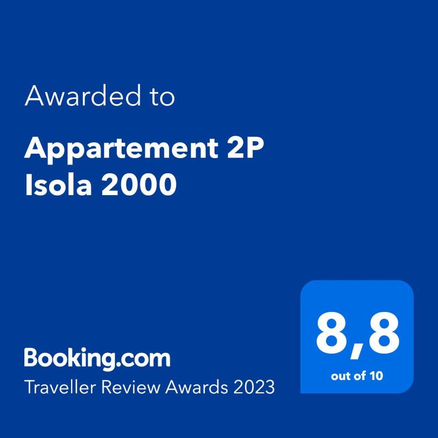 Appartement 2P Isola 2000 Luaran gambar